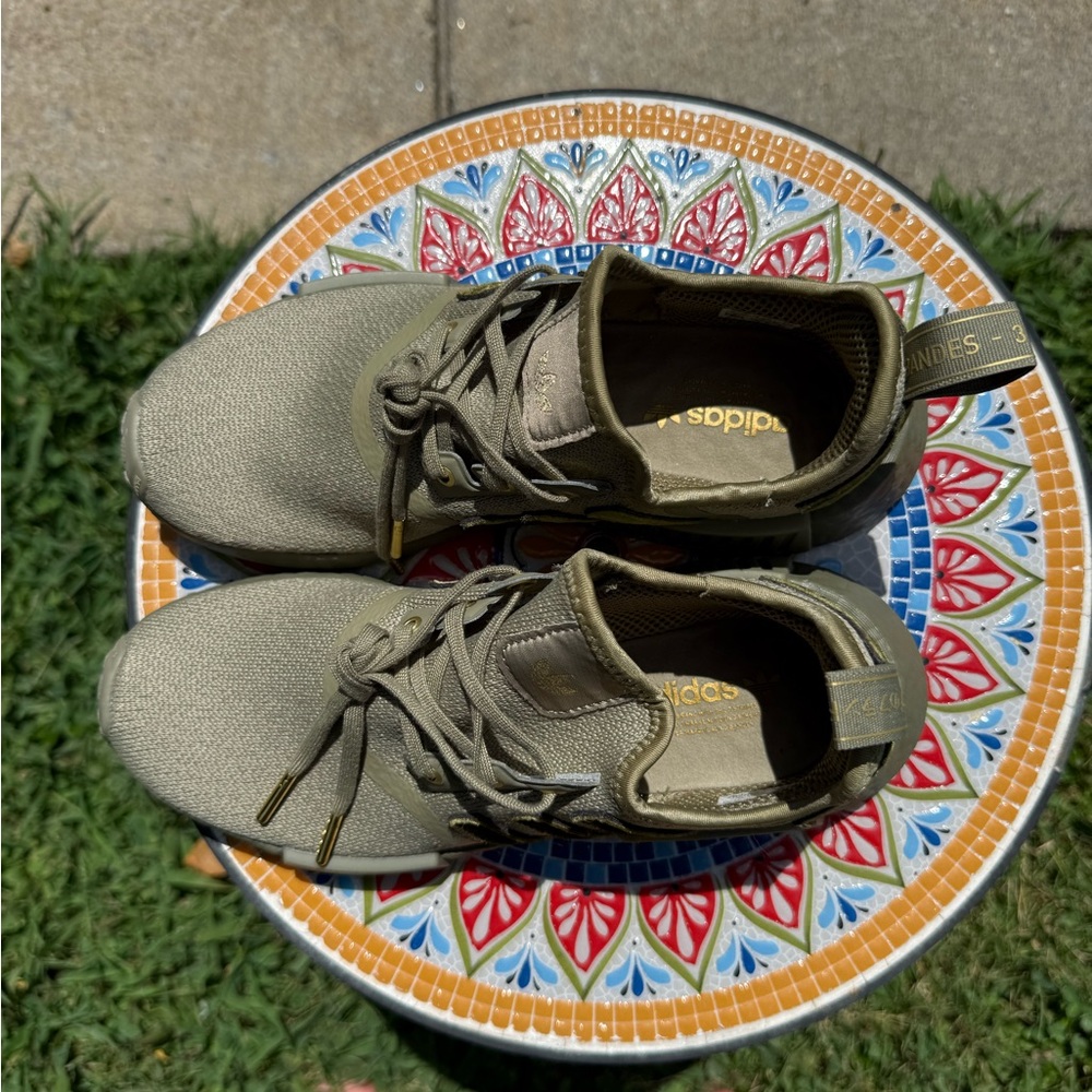 Adidas NMD R1 Olive Sneakers - Picture 12 of 15